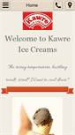 Mobile Screenshot of kawreicecream.com